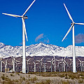 Palm Springs Snow Covered Mountains